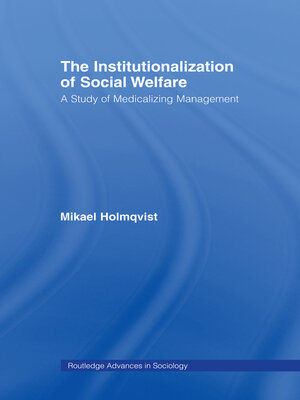 cover image of The Institutionalization of Social Welfare